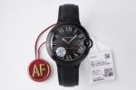 AF Factory Cartier Ballon Bleu 316L Stainless Steel Case Black Strap Watch